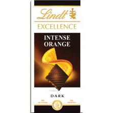 Lindt Excellence Intense Orange Çikolata 100 G - 8 Adet