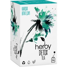 Herby Detox Tea Diyete Destek Detoks Bitki Çayı 20'li - 8 Adet