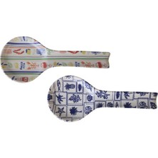 Keramika Marin Desen Ege Kaşıklık 27 cm - 7 Adet