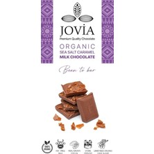 Jovia Jovıa Organıc Sea Salt Caramel Mılk Çikolata 85 G - 8 Adet