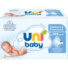 Uni Baby Yenidoğan ve Premature Islak Mendil 3 x 40'lı - 4 Adet
