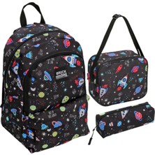 Brick Bag Okul Çantası 3'lü Set - 3 Adet