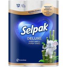 Selpak Deluxe Bambu Katkılı Havlu 12'li - 2 Adet