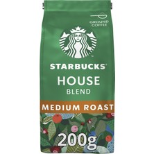 Starbucks House Blend Öğütülmüş Kahve 200 G - 8 Adet