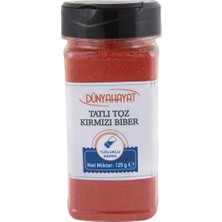Dünya Hayat Tatlı Toz Kırmızı Biber 125 G - 8 Adet