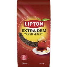 Lipton Extra Dem Siyah Çay 500 G - 8 Adet