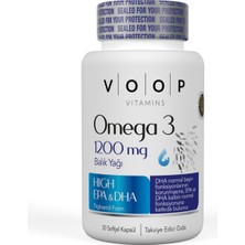 Voop Omega 3 1200 Mg 30 Kapsül - 7 Adet