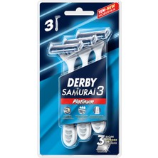 Derby Samurai Platınum 3 Blister 3'lü - 8 Adet