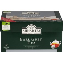 Ahmad Tea Earl Grey Demlik Poşet Çay 100'LÜ 320 G - 4 Adet