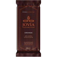 Jovia Premium %55 Bitter Portakallı Çikolata 30 G - 7 Adet