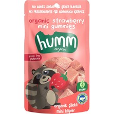Humm Organic Organik Glutensiz Çilekli Mini Küpler 30G - 7 Adet