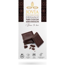Jovia Organıc %85 Cocoa Dark Çikolata 85 G - 3 Adet