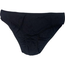 Yaase Siyah-Bordo Kadın Slip 2'li Slip L - 6 Adet
