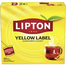 Lipton Yellow Label Bardak Poşet Çay 100'LÜ 200 G - 6 Adet