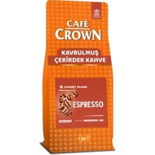 Cafe Crown Espresso Çekirdek Kahve 1 kg - 4 Adet