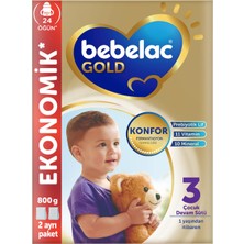 Bebelac Gold Konfor 3 Devam Sütü 1 Yaş+ 800 G - 3 Adet
