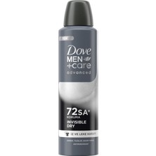 Dove Men+ Care Invısible Erkek Deodorant 150 ml - 3 Adet