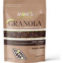 Mom's Natural Foods Mom's Kakaolu Fındıklı Granola 280 G - 8 Adet