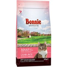 Bonnie Natural Premium Adult Kuru Kedi Maması 500 G - 5 Adet