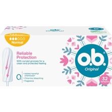 O.B. Ob Original Normal Tampon 32'li - 6 Adet