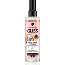 Gliss Split Hair Miracle Kırık Uçları Mühürleyen Sıvı Saç Bakım Kremi - Iyonik Kompleks ve Üzüm Çekirdeği Yağı ile 200 ml - 6 Adet