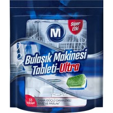 Migros Ultra Bulaşık Makinesi Tableti 33 Adet 627G - 6 Adet