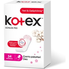 Kotex Günlük Ped Normal 34'lü - 6 Adet