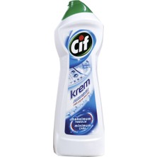 Cif Sıvı Krem 750 ml Amonyaklı Temizleyici - Güçlü Kir Çözücü 6'li Avantaj Paketi - 6 Adet