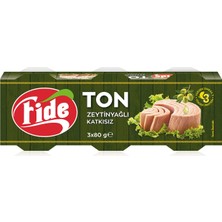 Fide Zeytinyağlı Ton Balığı 3X80 G - 3 Adet