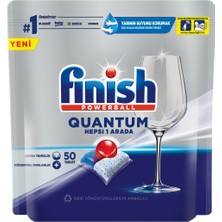 Finish Quantum Bulaşık Tableti 50LI - 3 Bölmeli Kapsül Teknolojisi 5'li Avantaj Paketi - 5 Adet