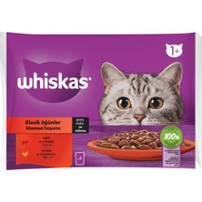Whiskas Etli Seçim Poşet Yaş Mama 4 x 85 G - 7 Adet