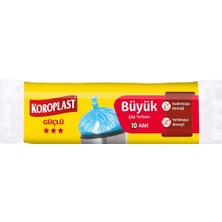 Koroplast Büyük Boy Çöp Torbası 10'lu - 7 Adet