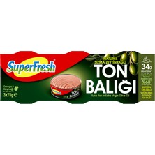 Superfresh Zeytinyağlı Ton Balığı 3X75 G - 3 Adet