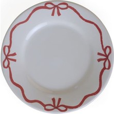 Keramika Fiyonk Dekor Pasta Tabak 19 cm - 5 Adet