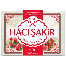 Hacı Şakir Gül Beyaz Kalıp Sabun 4X150 G - 6 Adet
