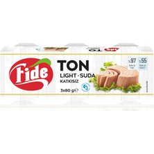 Fide Light Ton Balığı 3X80 G - 6 Adet