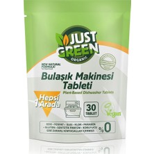Just Green Organic Bulaşık Makinesi Tableti 30'lu 480 G - 6 Adet