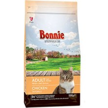 Bonnie Chicken Premium Adult Kuru Kedi Maması 500 G - 6 Adet