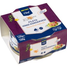 Metro Chef Hindi Fileto 160 G - Yüksek Proteinli, Zeytinyağlı Konserve 5'li Avantaj Paketi - 5 Adet
