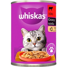 Whiskas Biftekli Konserve Kedi Maması 400 G - 8 Adet