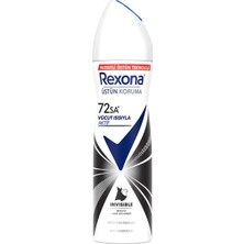Rexona Kadın Sprey Deodorant Invisible Beyaz Iz Sarı Leke Karşıtı 150 ml - 7 Adet