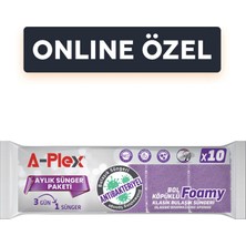 A-Plex Antibakteriyel Sünger 10'lu - 8 Adet