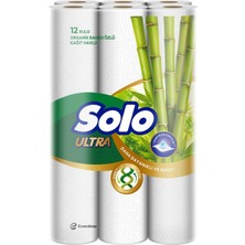 Solo Ultra Organik Bambu Özlü Havlu 12'li - 5 Adet