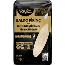 Yayla Ekstra Zenginleştirilmiş Baldo Pirinç 1 kg - 7 Adet