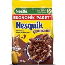 Nesquik Çokokare Çikolatalı Mısır Gevreği 650 G - 3 Adet