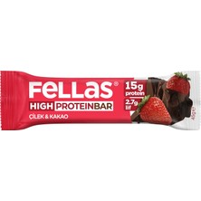 Fellas Yüksek Protein Bar - Çilek 45 G - 7 Adet