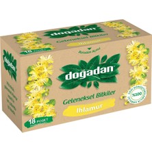 Doğadan Ihlamur Bitki Çayı 18'li Poşet - Doğal Lezzet 6'li Avantaj Paketi - 6 Adet