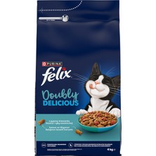 Felix Doubly Delicious Çifte Lezzet Balıklı 4 kg - 3 Adet