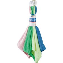 Aro Mikrofiber Bez 4 Lü 32X32 cm Renkli Temizlik Bezi 8'li Avantaj Paketi - 8 Adet