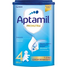 Aptamil Pronutra Devam Sütü No:4 800 G - Prebiyotik Zengini Formül 3'li Ekonomik Paket - 3 Adet